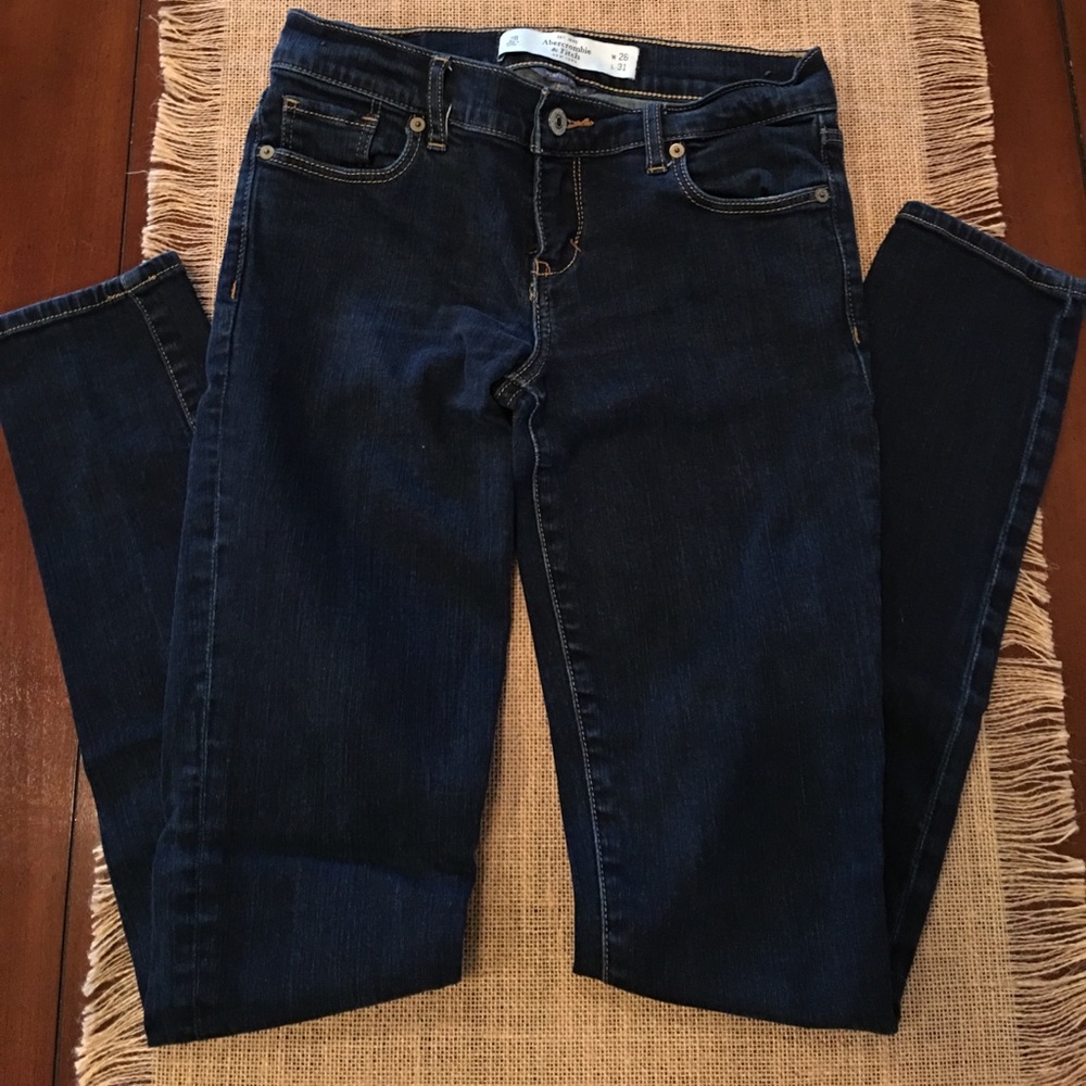 ABERCROMBIE & FITCH👖Denim Jeans Size 2 Waist 26